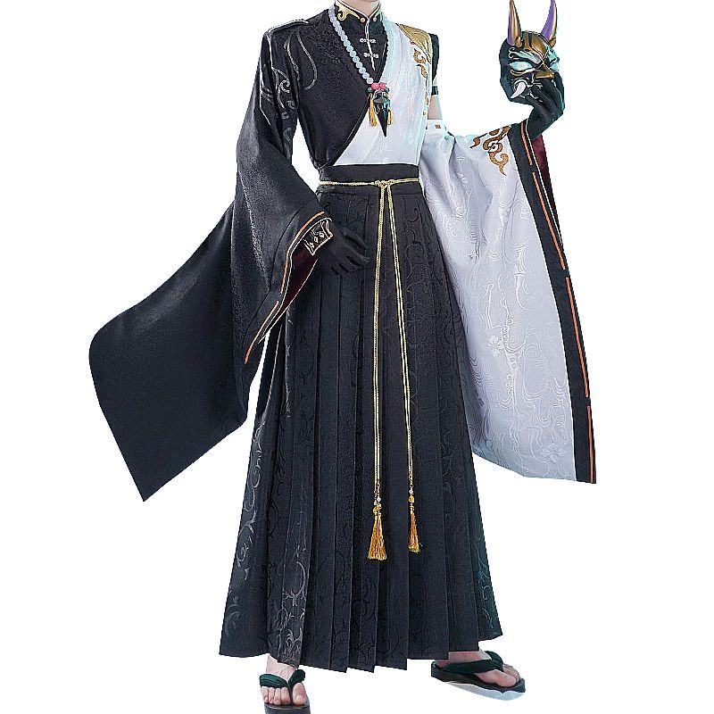 Anime Cosplay Show - Halloween XIAO Costumes Game Genshin Impact