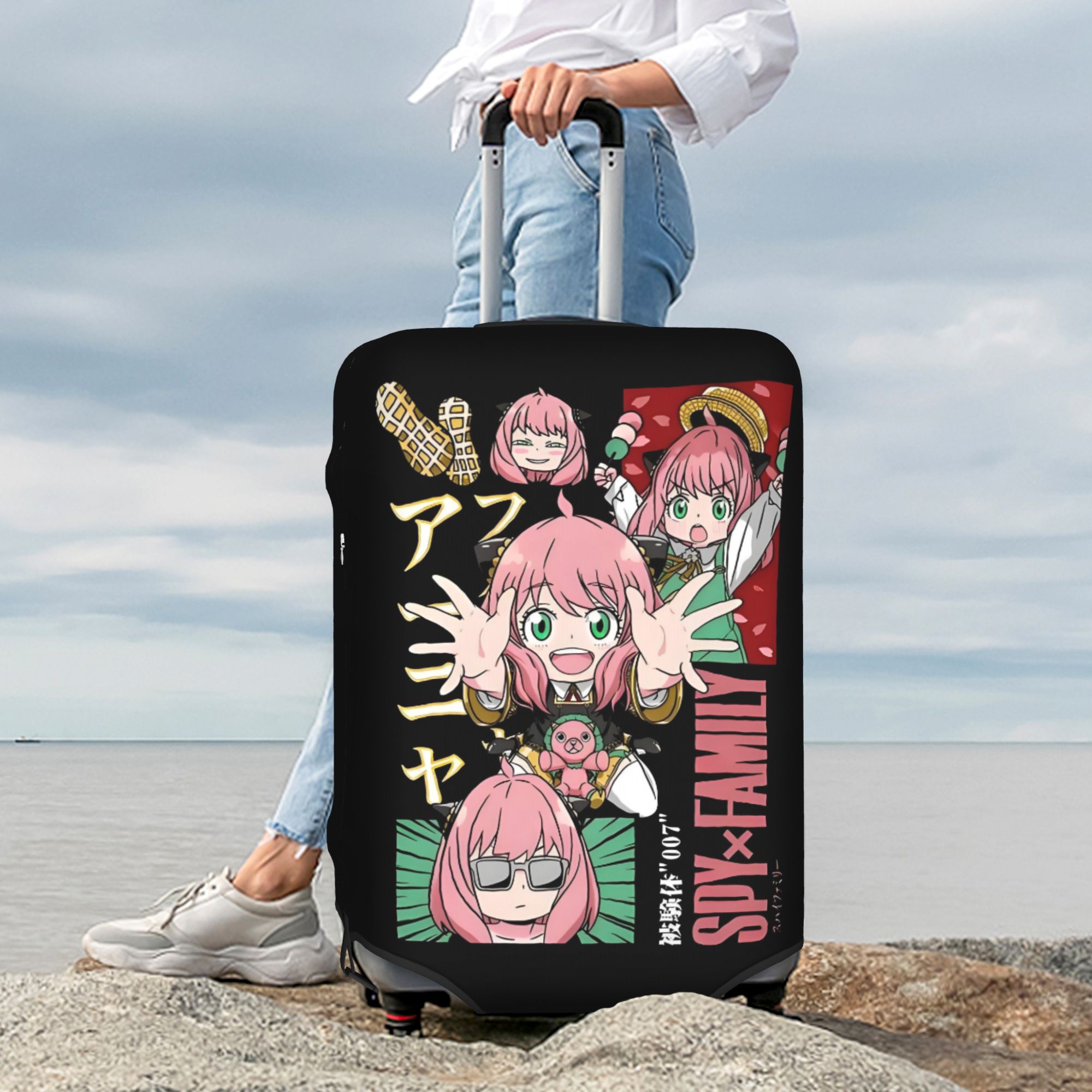 Anime Cosplay Anya - Manga Spy Family Japane Anime Luggage