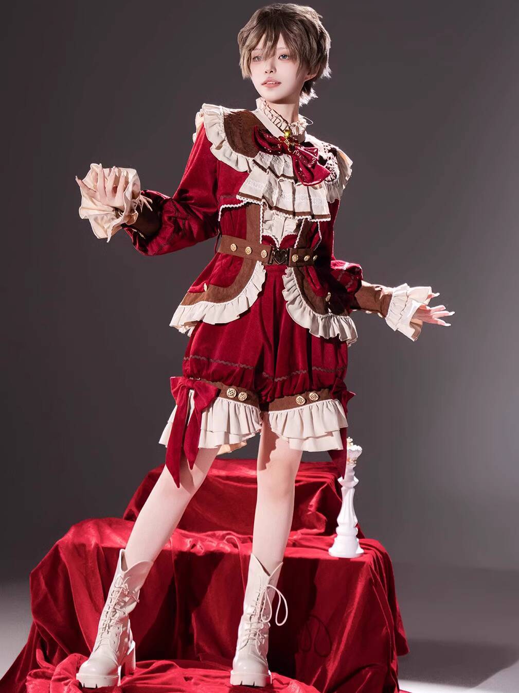 Anime Cosplay Lolita - New Black Tea Pancake Lolita Wangzi