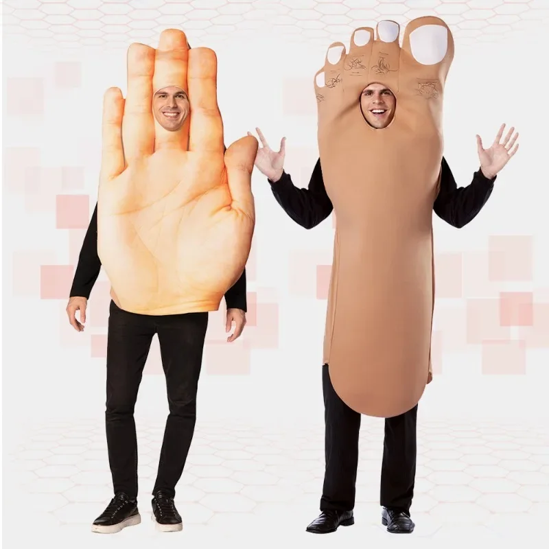 Anime Cosplay Couples Ideas - Halloween Funny Cosplay Costume Hand Foot
