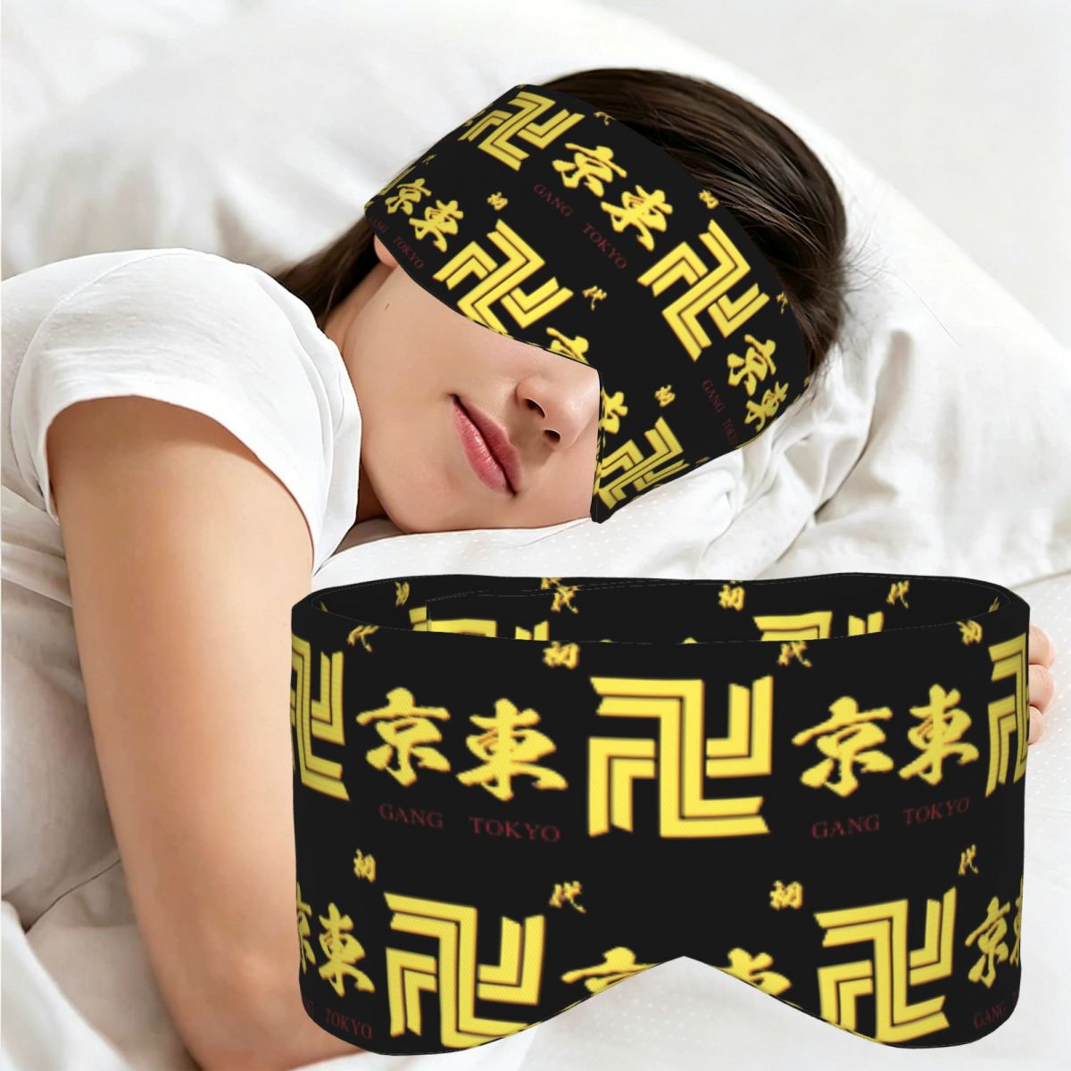 Anime & Cosplay Expo Acx 2025 - Anime Tokyo Swastika Character sleep mask