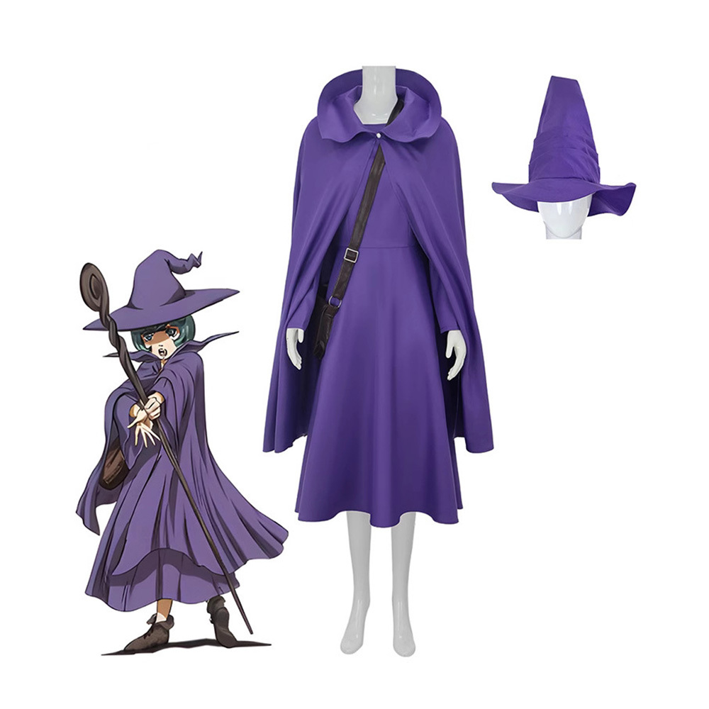 Anime Cosplay Little Girl - Berserk Schierke Dress Cloak with Hat