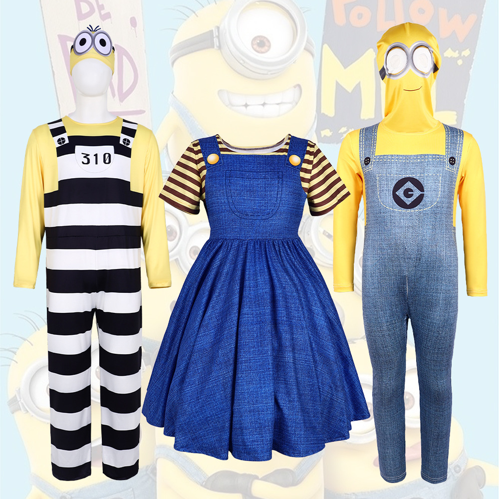 Anime Cosplay Little Girl - Cartoon Movies Despicable Me Cosplay Costume
