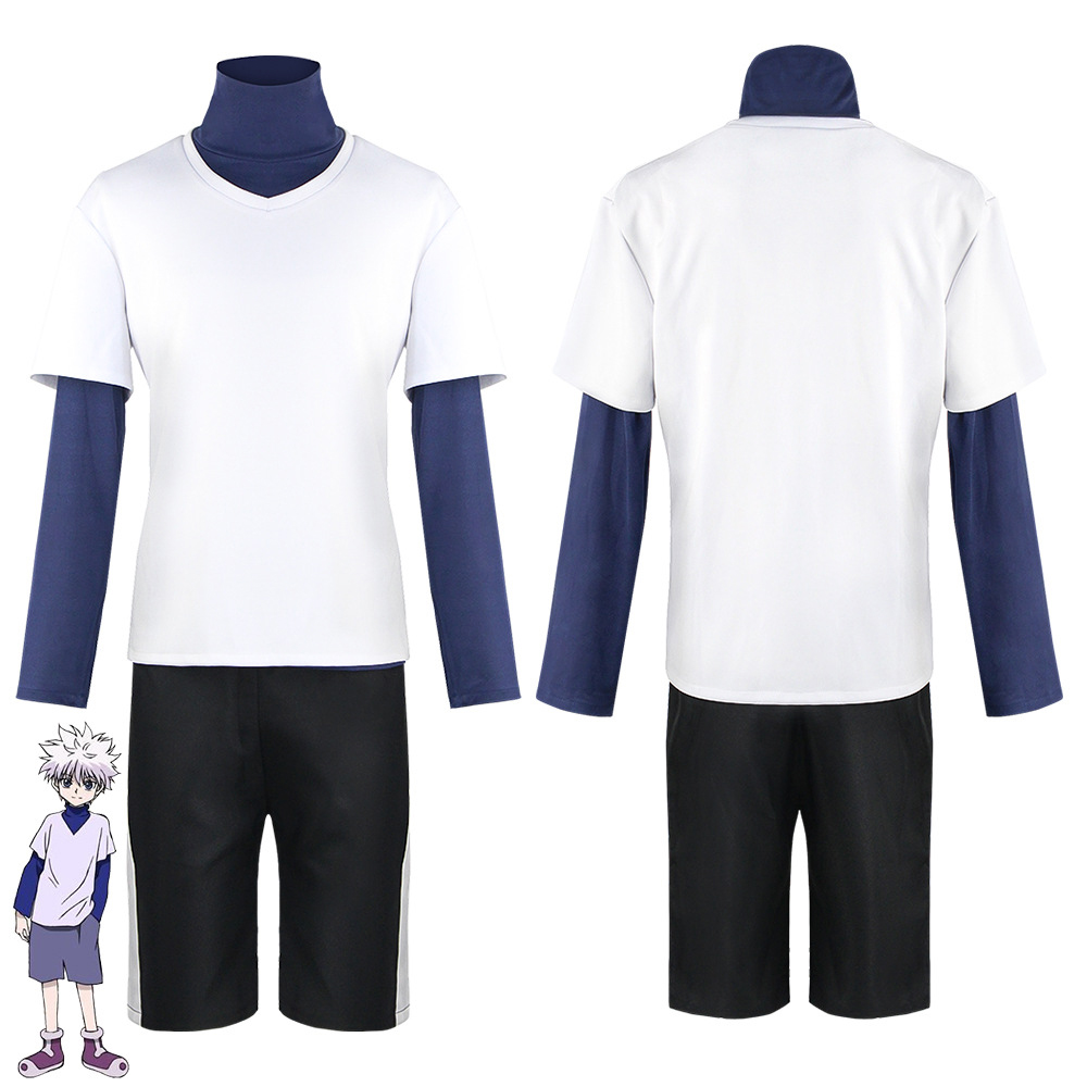 Cosplay Anime Killua Zoldyck - Anime Killua Zoldyck Cosplay Costume Men