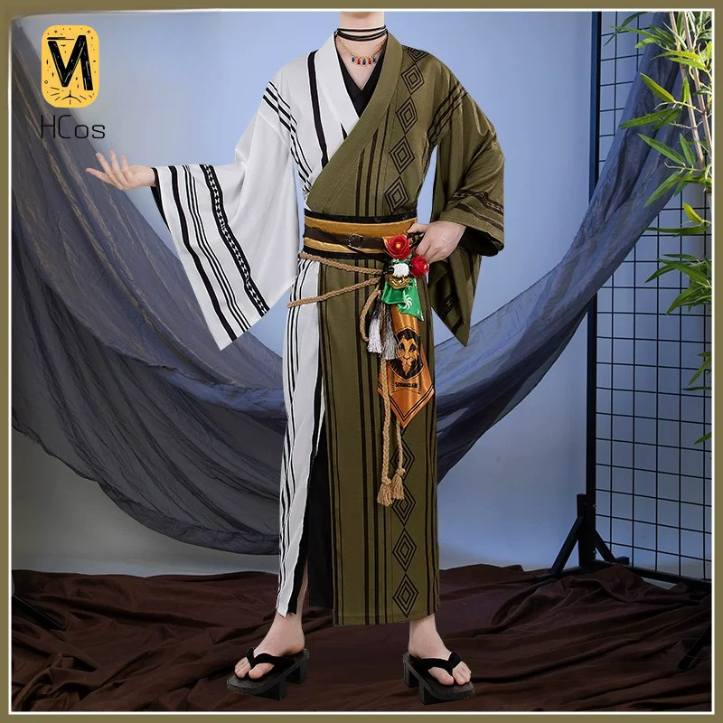 Anime Cosplay Kimono - Handmade Cos Outfit: Twisted Wonderland Leona