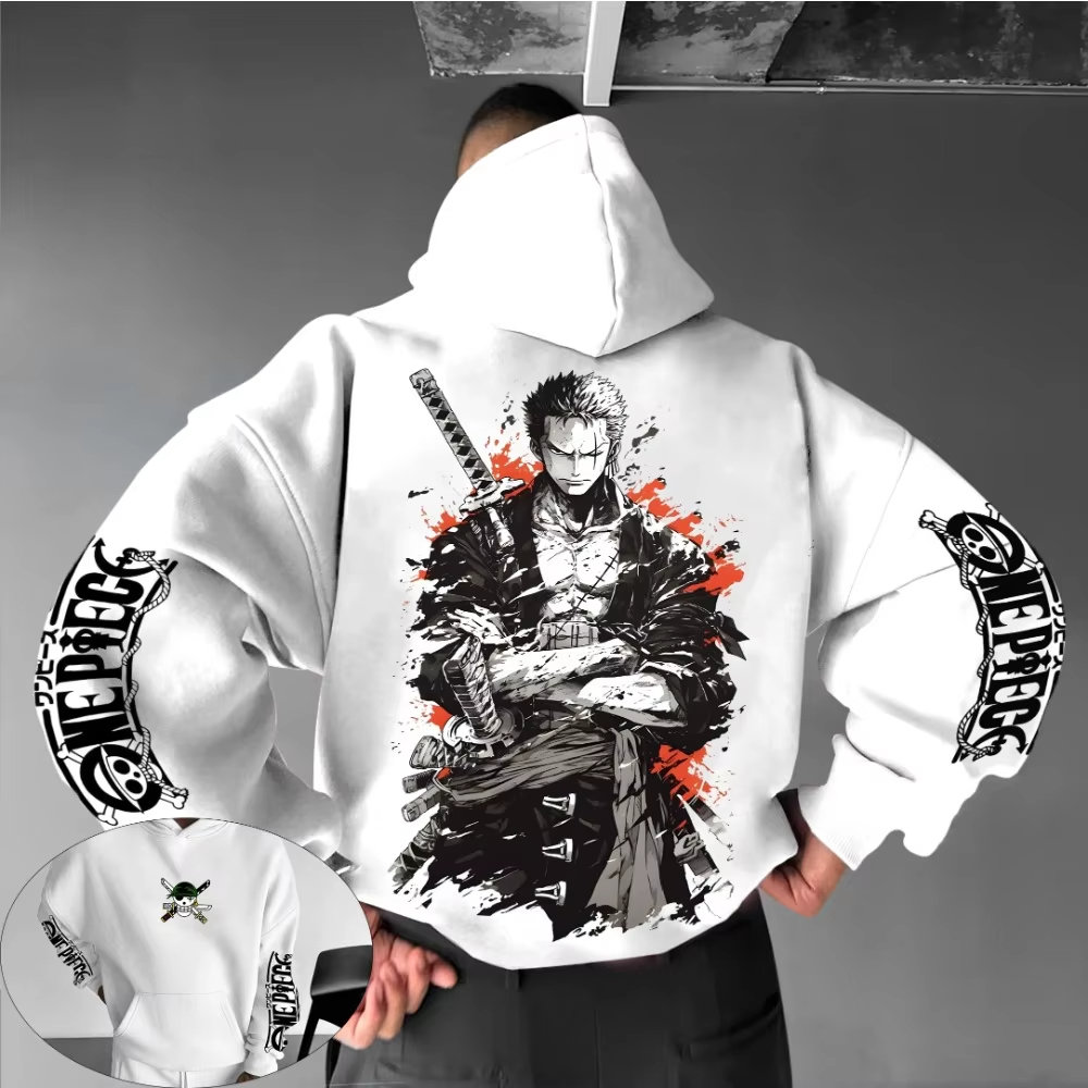 Cosplay Anime Zoro - ONE PIECE Men's Hoodie Sweater Roronoa