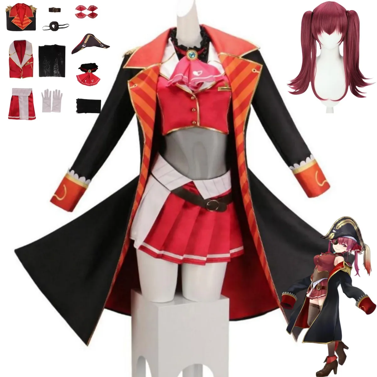 Virtual YouTuber Houshou Marin - Anime Cosplay Marin review and price