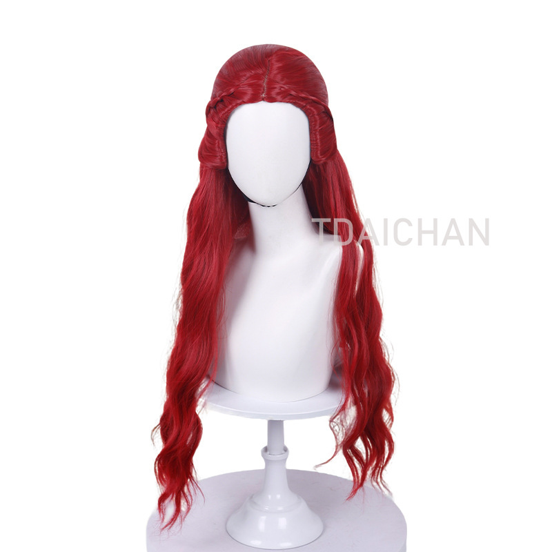 Curly Cosplay Wig Red princess - Anime Cosplay Red Hair review and price