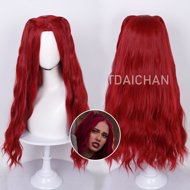 Curly Cosplay Wig Red princess - Anime Cosplay Red Hair review and price