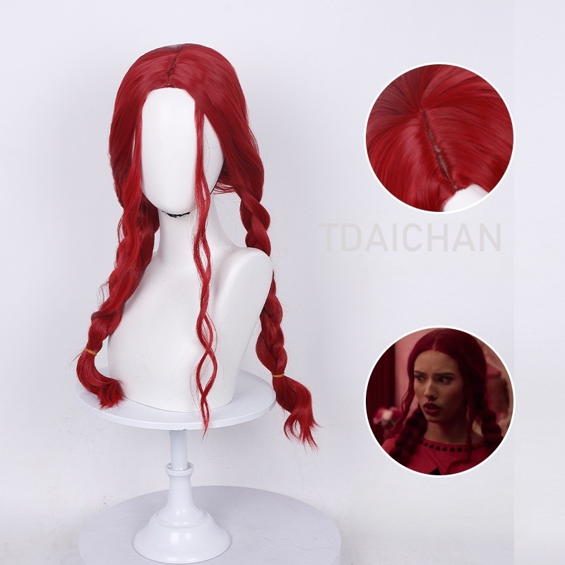 Curly Cosplay Wig Red princess - Anime Cosplay Red Hair review and price