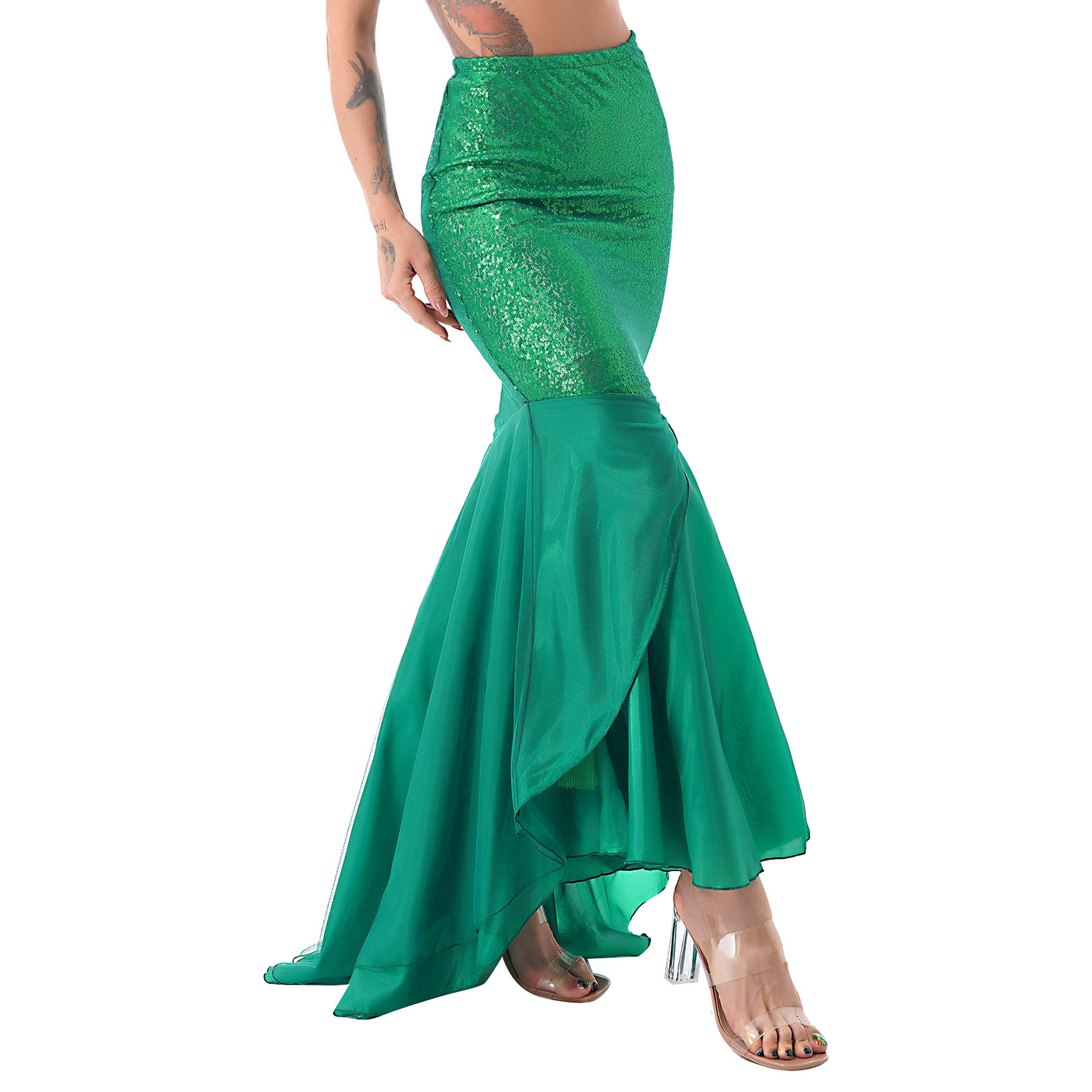 Sequined Women Female Mermaid  - Anime Cosplay Little Girl review and price