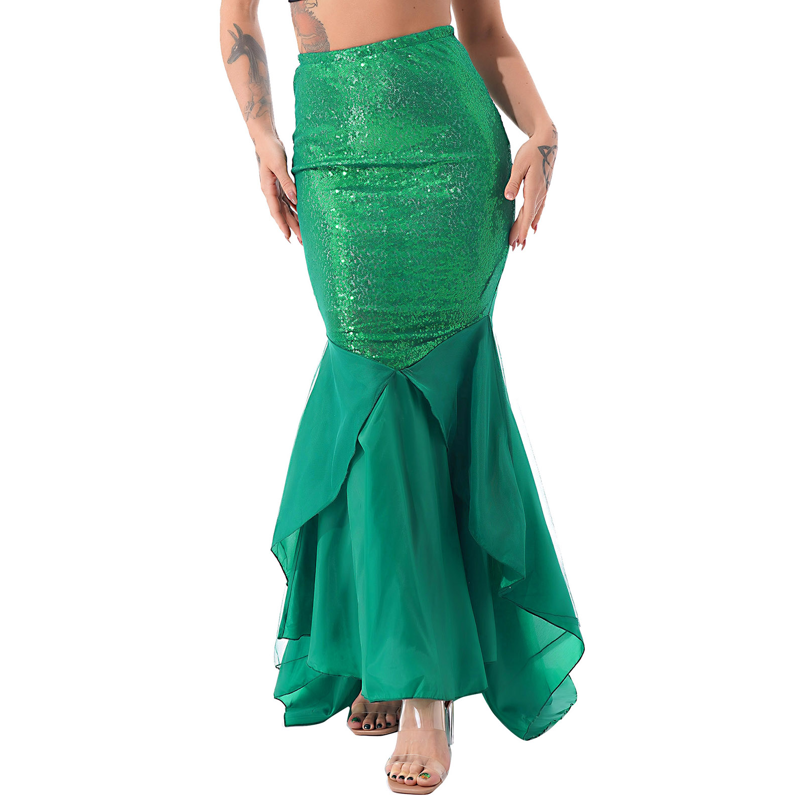 Sequined Women Female Mermaid  - Anime Cosplay Little Girl review and price
