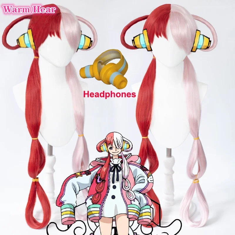 2026 Anime UTA Red Pink Heat R - Anime Cosplay Red Hair review and price