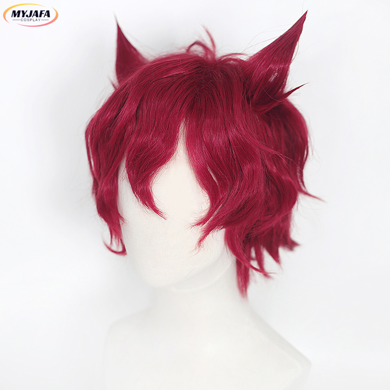 Sett Cosplay Wig Game LOL Hear - Anime Cosplay Red Hair review and price