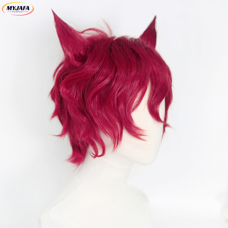Sett Cosplay Wig Game LOL Hear - Anime Cosplay Red Hair review and price