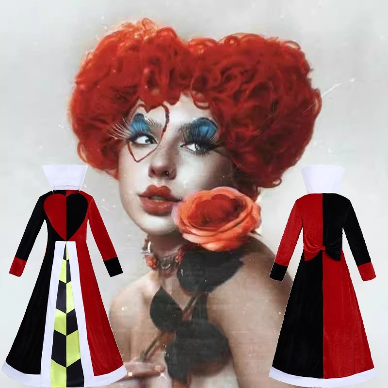 Queen Anime Red Heart Movie Co - Anime Cosplay Red Hair review and price