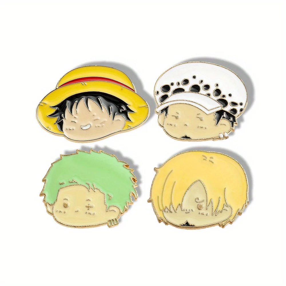 4 Pcs Anime Character Brooch S - Cosplay Anime Zoro review and price