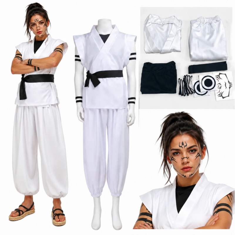 Ryomen Sukuna Cosplay Costume  - Anime Cosplay Kimono review and price