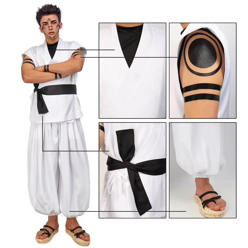 Ryomen Sukuna Cosplay Costume  - Anime Cosplay Kimono review and price