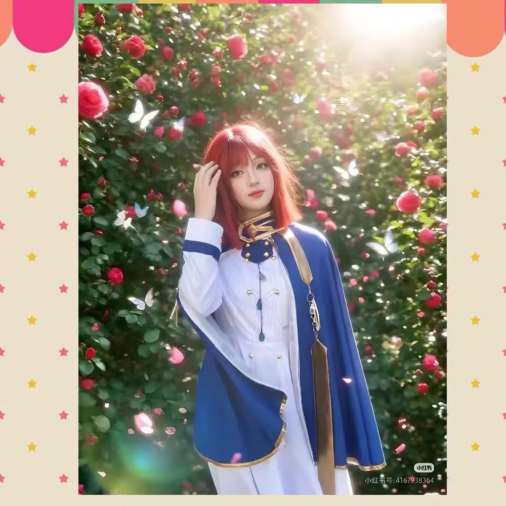 Shirayuki Cosplay Costumes Ani - Anime Cosplay Red Hair review and price