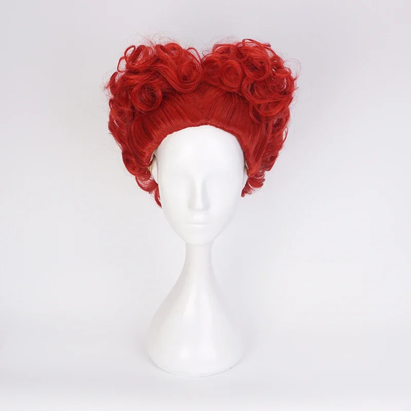 Alice Red Queen Cosplay Wig Qu - Anime Cosplay Red Hair review and price