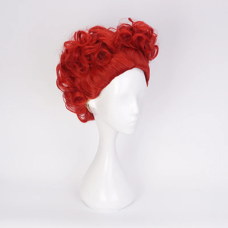Alice Red Queen Cosplay Wig Qu - Anime Cosplay Red Hair review and price