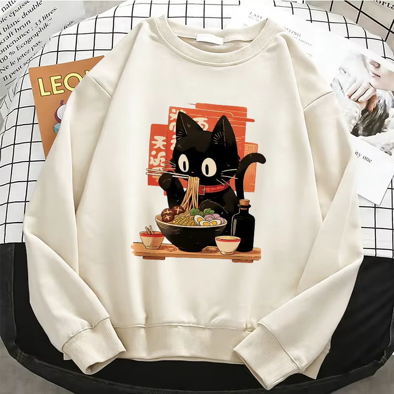 Funny Black Lamian Noodles Cat - Anime & Cosplay Expo Acx 2025 review and price