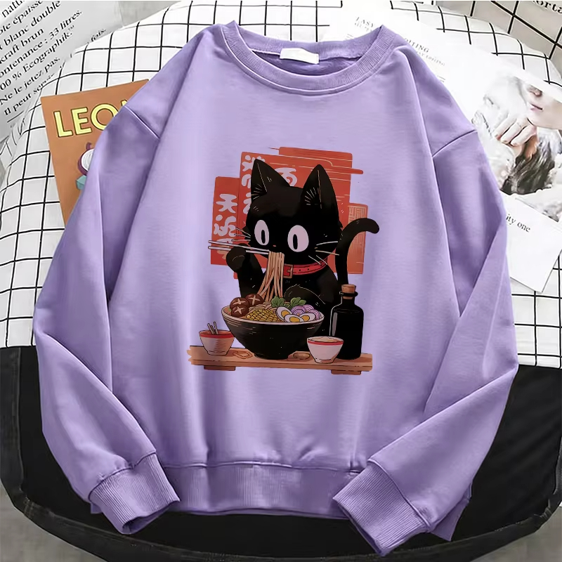 Funny Black Lamian Noodles Cat - Anime & Cosplay Expo Acx 2025 review and price