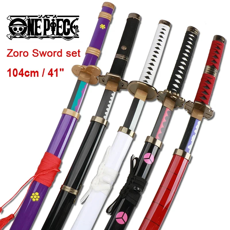2026 3-pcs Roronoa Zoro Swords - Cosplay Anime Zoro review and price
