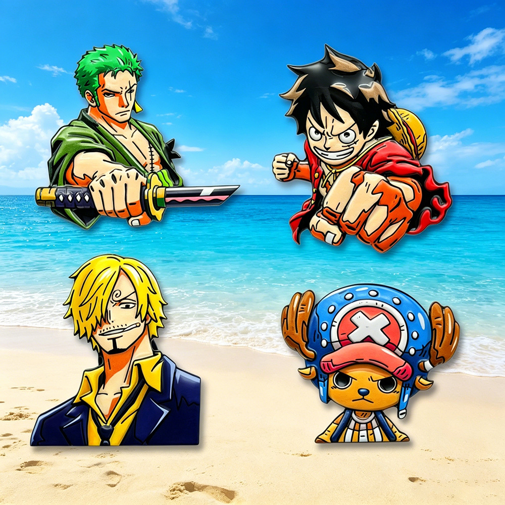 4pcs ONE PIECE Cartoon Charact - Cosplay Anime Zoro review and price