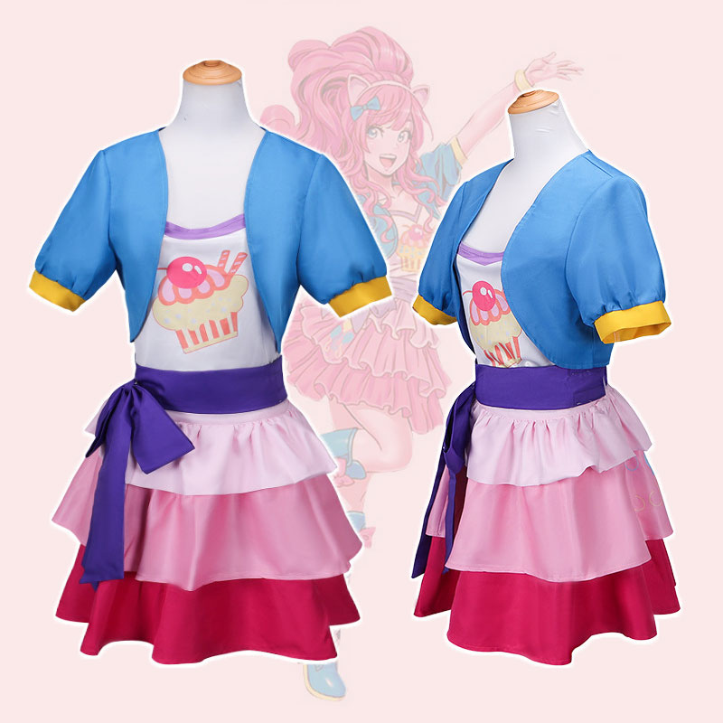 Anime Little Pony Pinkie Pie C - Anime Cosplay Little Girl review and price