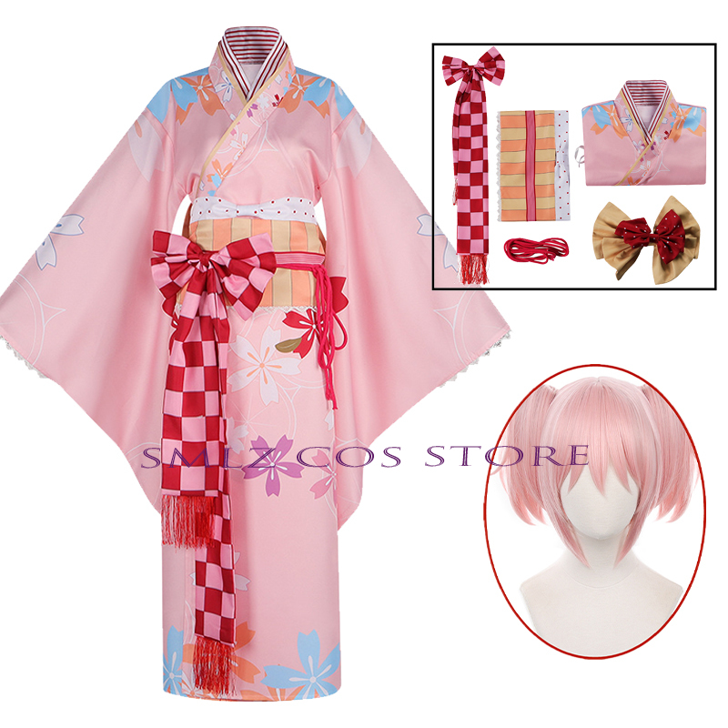 Anime Kaname Madoka Cosplay Pu - Anime Cosplay Kimono review and price