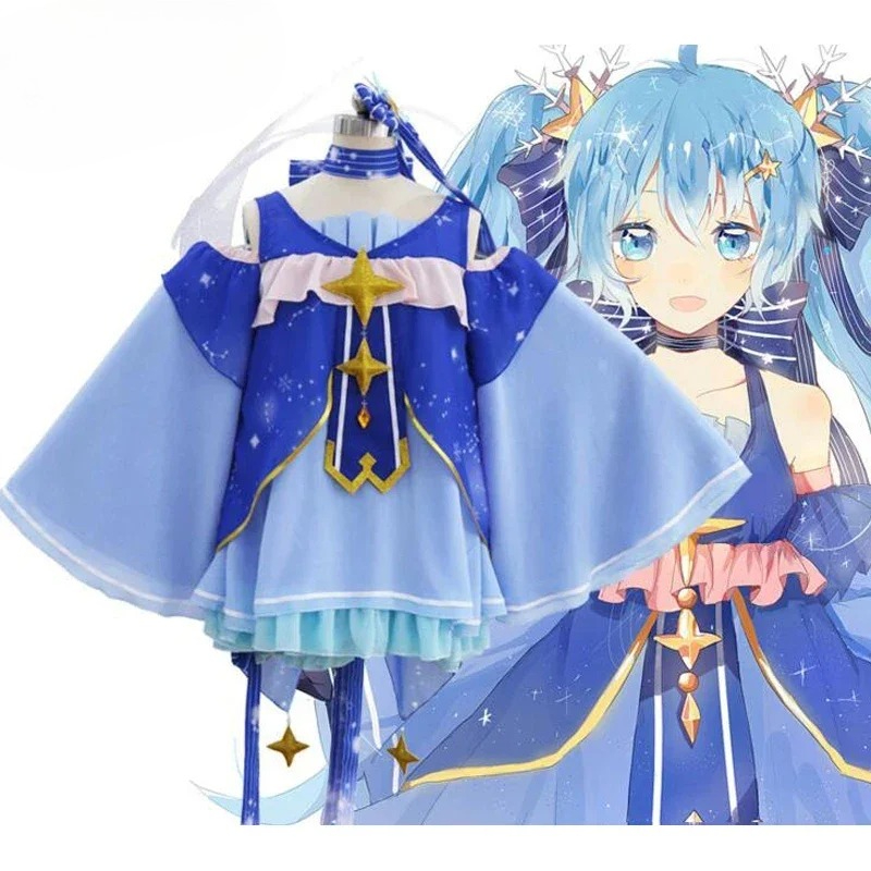 Costume de Cosplay de Snow Mi  - Anime Cosplay Lolita review and price