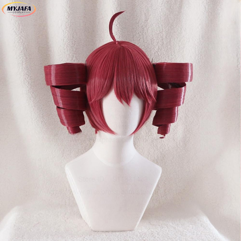 Anime Kasane Teto Cosplay Wig  - Anime Cosplay Red Hair review and price