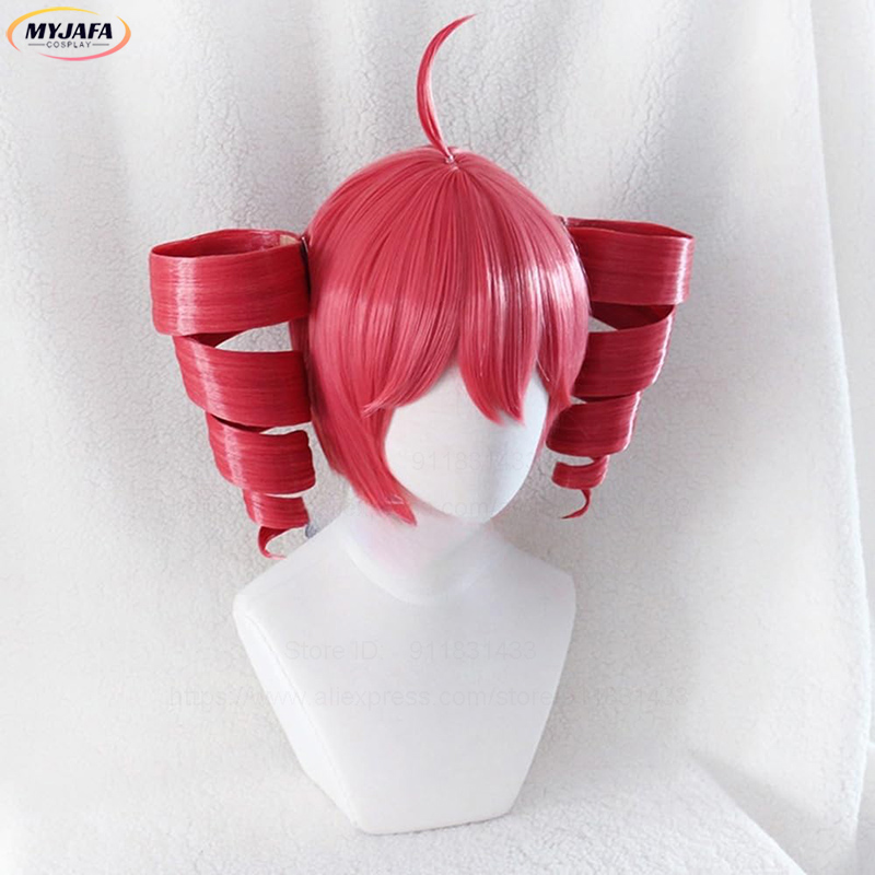 Anime Kasane Teto Cosplay Wig  - Anime Cosplay Red Hair review and price