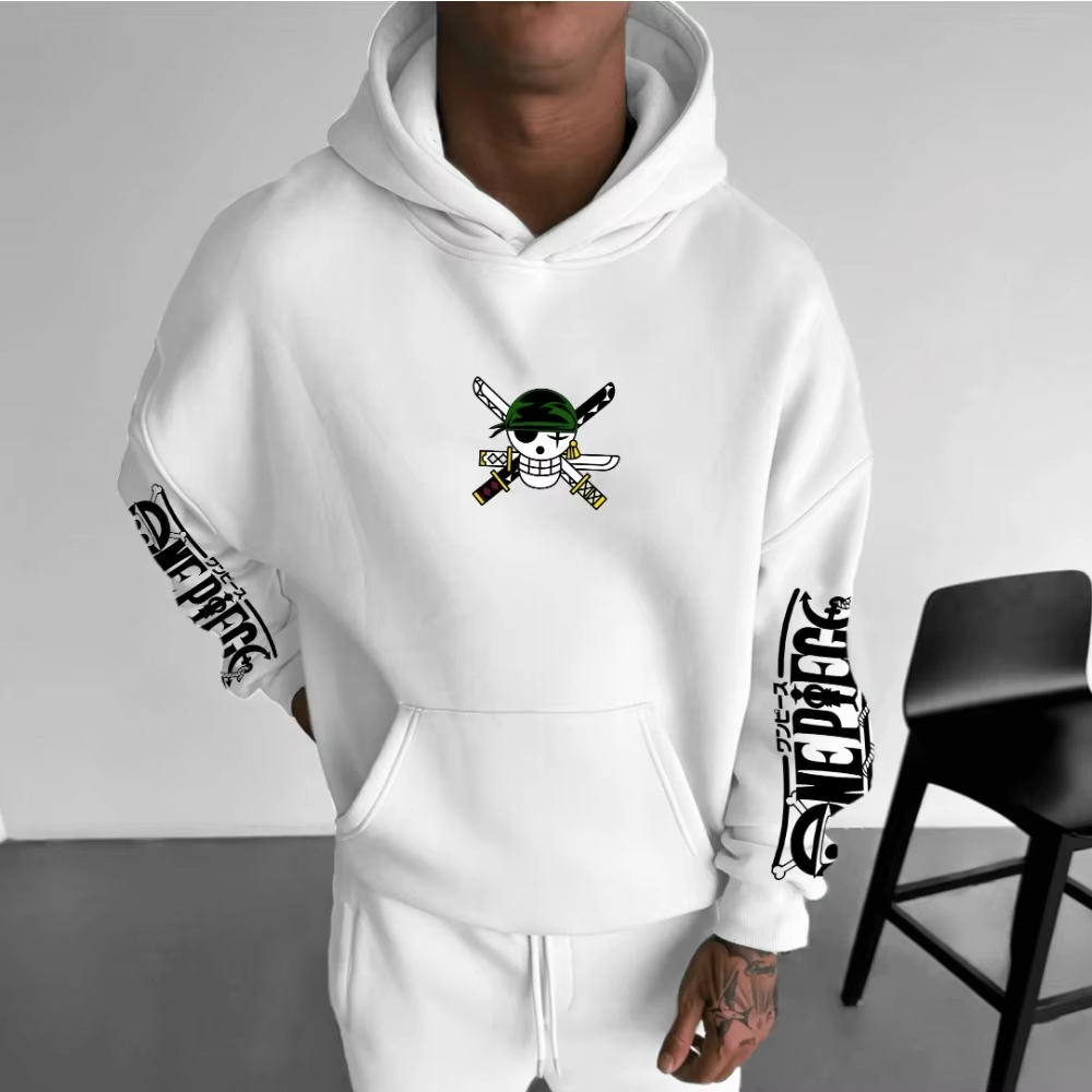 ONE PIECE Men's Hoodie Sweater - Cosplay Anime Zoro review and price
